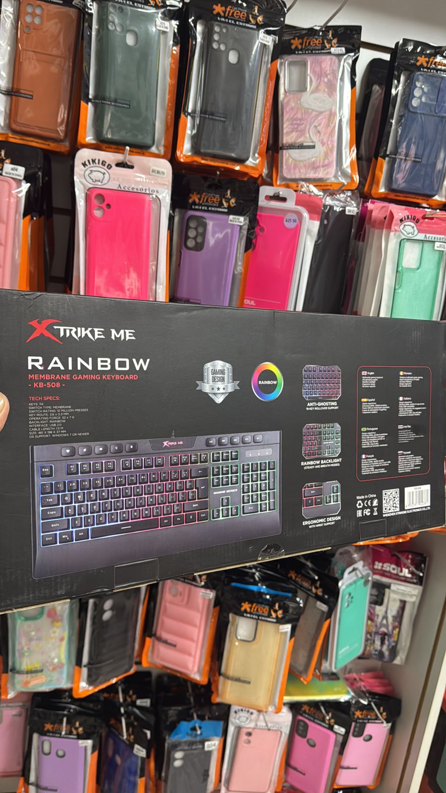 🎮 Dominá Cada Partida con el Teclado Gamer RGB Rainbow
