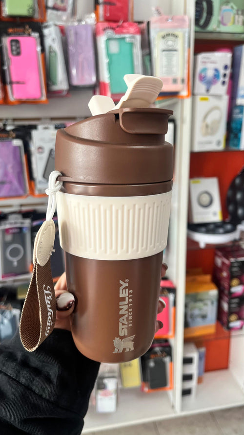 Vaso Térmico para Café con Tapa Antiderrame