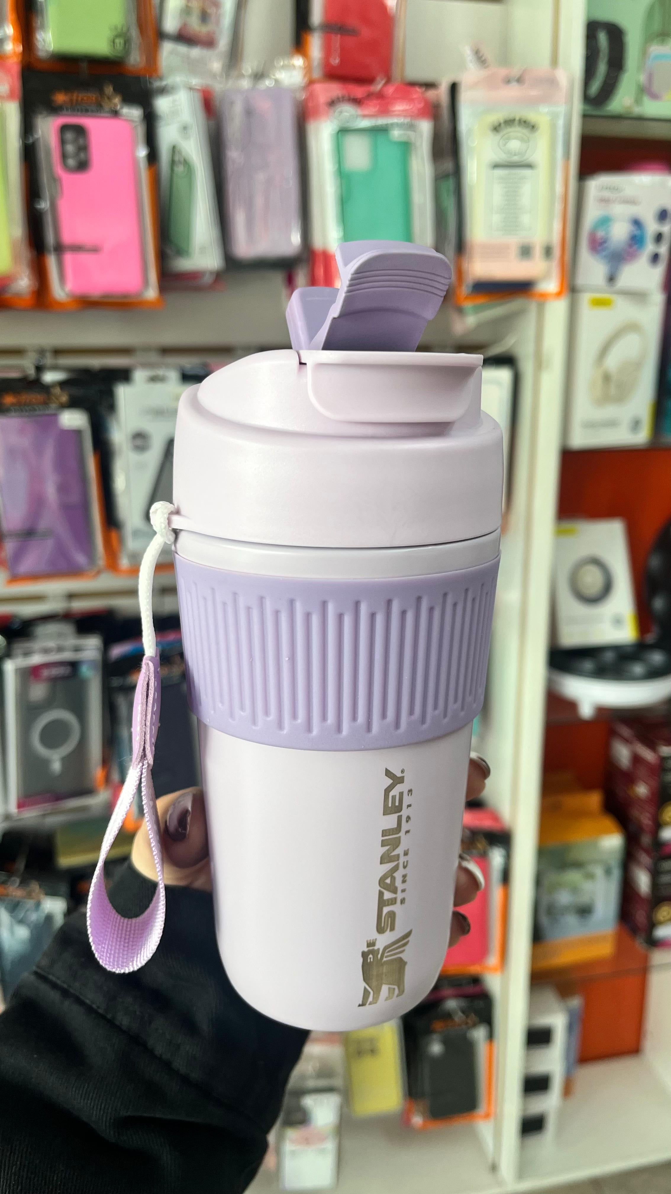 Vaso Térmico para Café con Tapa Antiderrame