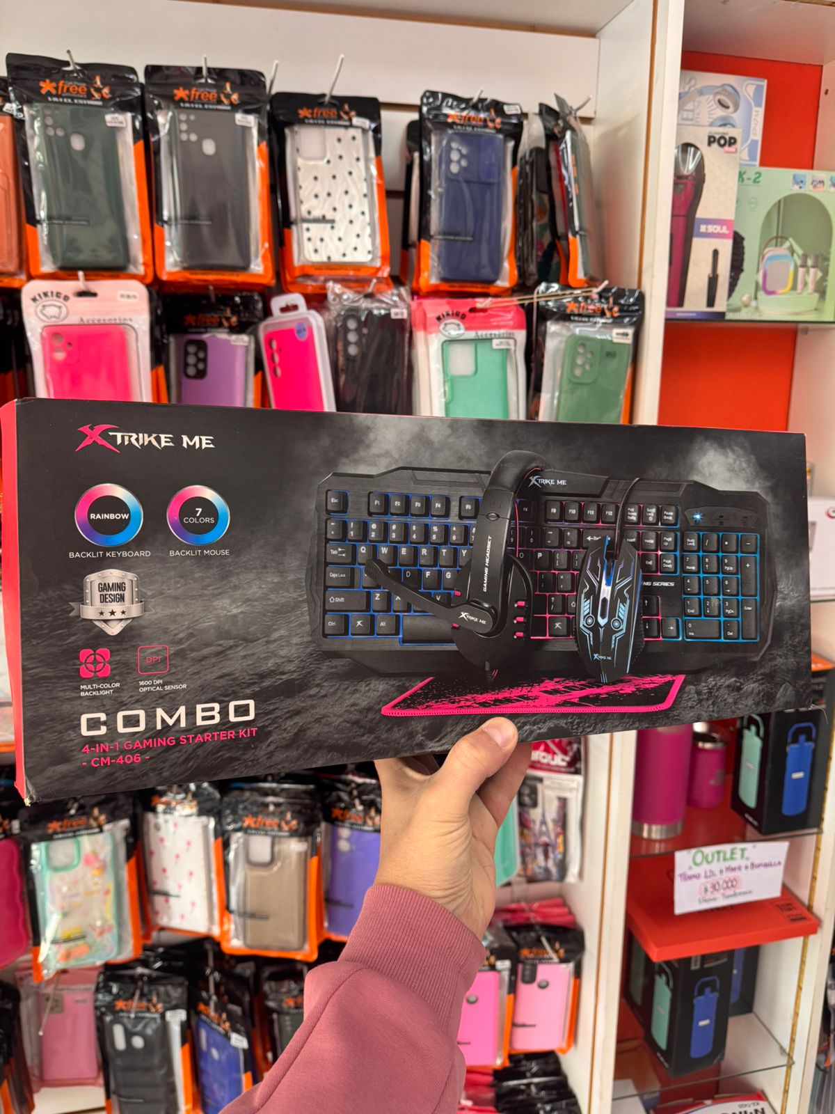 🎮 KIT GAMER 4 EN 1 XTRIKE ME + MICRÓFONO DE REGALO 🔥 | Armá tu Setup Completo