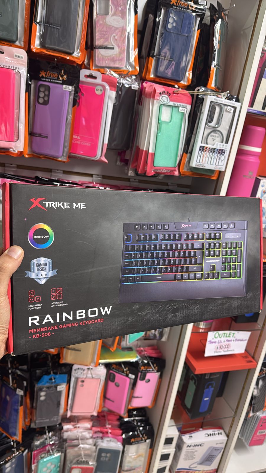 🔥 Teclado Gamer Rainbow Xtrike Me KB-508 | Retroiluminado RGB + Anti-Ghosting