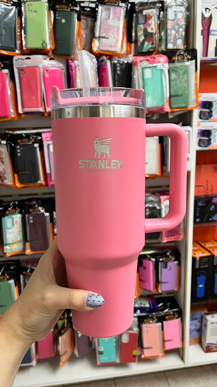 Vaso Térmico Tipo Stanley 1.2L con Manija y Sorbete | Colores Pastel