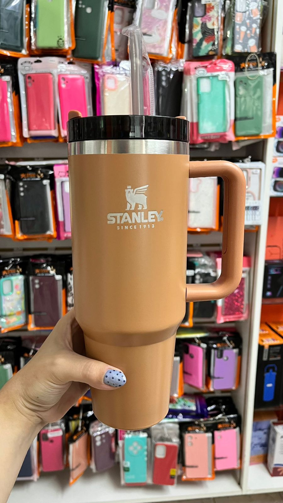 Vaso Térmico Tipo Stanley 1.2L con Manija y Sorbete | Colores Pastel
